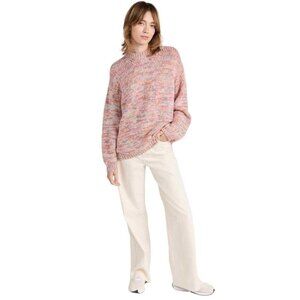 VELVET BY GRAHAM & SPENCER Trix Chunky Knit Pullover Sweater Size Large Girly